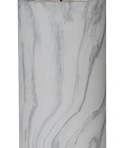 FLAMME MARBLE LED-Blockljus 17,5cm Grå