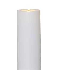 FLAMME RAK LED-Dekorationsljus 27,5cm Vit