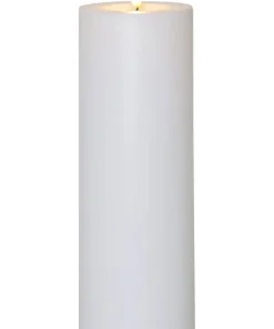 FLAMME RAK LED-Dekorationsljus 32,5cm Vit