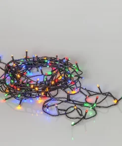 FLASHY Ljusslinga 7m 100LED Flerfärgad/Svart IP44
