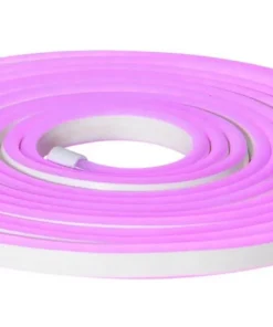 FLATNEON Ljusslang 5m Rosa