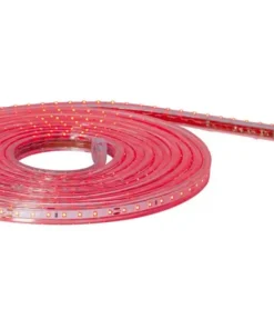 FLATSMDLED Ljusslang 5m 480LED Röd/Transparent
