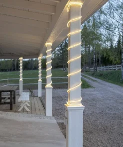 FLATSMDLED Ljusslang 5m 480LED Varmvit/Transparent