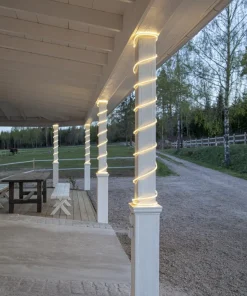 FLATSMDLED Ljusslang 5m 480LED Varmvit/Transparent