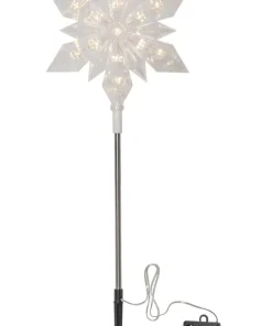 FLOCKE Utomhusdekoration Batteri 48cm Transparent