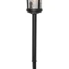 FLORIAN Solcells-pollare 47cm Svart