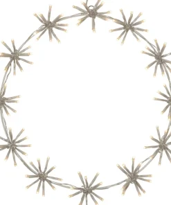 FLOWER RING Siluett 50cm 120LED Vit