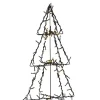 FOLDY GRAN Utedekoration 50cm 90LED Svart IP44