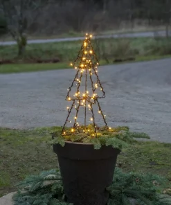 FOLDY GRAN Utedekoration 50cm 90LED Svart IP44