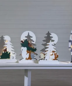 FOREST FRIENDS Batteridekoration Jul 38cm
