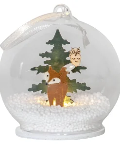 FOREST FRIENDS Batteridekoration Räv 8cm