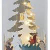FOREST FRIENDS Bordsdekoration Batteri 19,5cm Flerfärgad