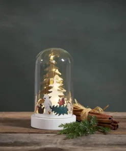 FOREST FRIENDS Bordsdekoration Batteri 19,5cm Flerfärgad