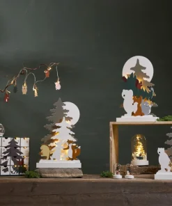 FOREST FRIENDS Kalender Batteri 38cm Flerfärgad