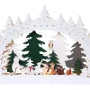 FOREST FRIENDS Ljusstake Dragkamp Batteri 45cm Flerfärgad