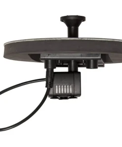 FOUNTAIN Solcellsfontän 16cm Svart