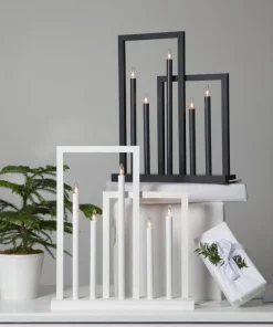 FRAME Träljusstake 45cm Vit