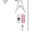 FUNCTIONAL Bord/Vägg/Klämmlampa USB-Laddbar 38cm Vit