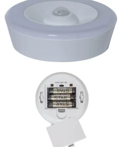 FUNCTIONAL Nattlampa Batteri 8,6cm Vit