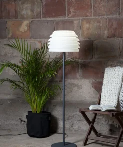 GARDENLIGHT Golvlampa Utomhus 150cm Vit IP65