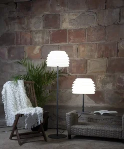 GARDENLIGHT Golvlampa Utomhus 150cm Vit IP65
