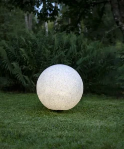 GARDENLIGHT Utedekoration Boll 48cm Grå IP44