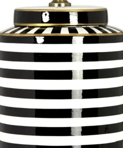 GATSBY Lampfot 43cm Svart/Vit