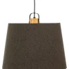 GEILO Taklampa 45cm Grå/Svart/Trä
