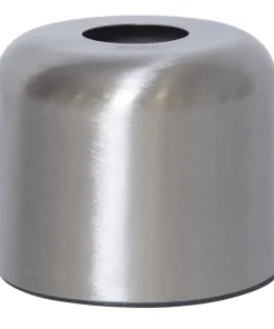 GLANS Lampfot E27 10cm Borstad stål