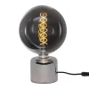 GLANS Lampfot E27 12cm Krom