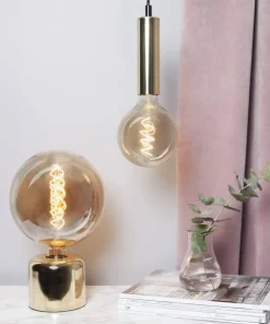 GLANS Lampfot E27 12cm Mässing