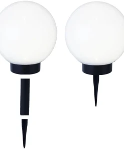 GLOBUS Solcells-Dekoration 35,5cm Vit