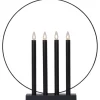 GLORY Ljusstake 45cm Svart
