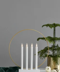 GLORY Ljusstake 45cm Vit