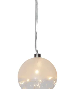 GLOW Glaskula 15cm 30LED Frostad