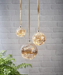 GLOW Glaskula 40LED 20cm Transparent