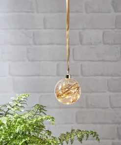 GLOW Glaskula 15LED 10cm Transparent