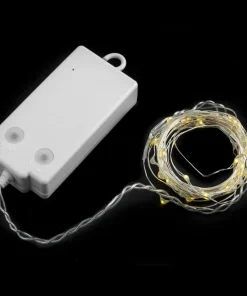 GNISTRA Ljusslinga 5,2m Kallvit 50LED Batteri