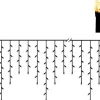 GOLDEN WARM WHITE Istappsslinga 5,9m 240LED Extra varmvit/Svart IP44