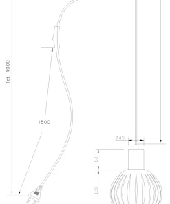 GRAFIKA Fönsterlampa 19cm Vit
