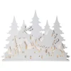 GRANDY Tomte & Släde 127LED 1,21m Vit