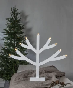 GRENE Ljusstake 9L 64cm Vit