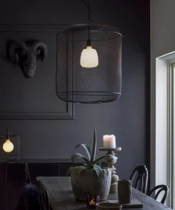 GRID Taklampa 40cm Svart