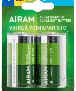 GRÖN POWER 2-Pack LR20 D 1,5V Batteri