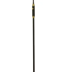 GUSTO Golvlampa Dimbar 135cm Svart/Matt Mässing