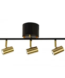 GUSTO Takspot Rak 5L Dimbar 79,5cm Svart