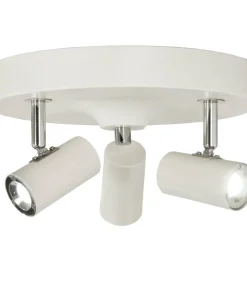 GUSTO Takspot Rund 3L Dimbar 25cm Vit