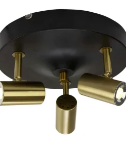 GUSTO Takspot Rund 3L Dimbar 25cm Svart