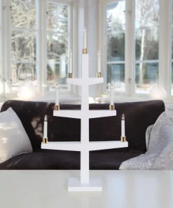 Halla Ljusstake 90cm Vit