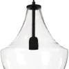 HAMHAMILTON Taklampa 30cm Klar/Svart